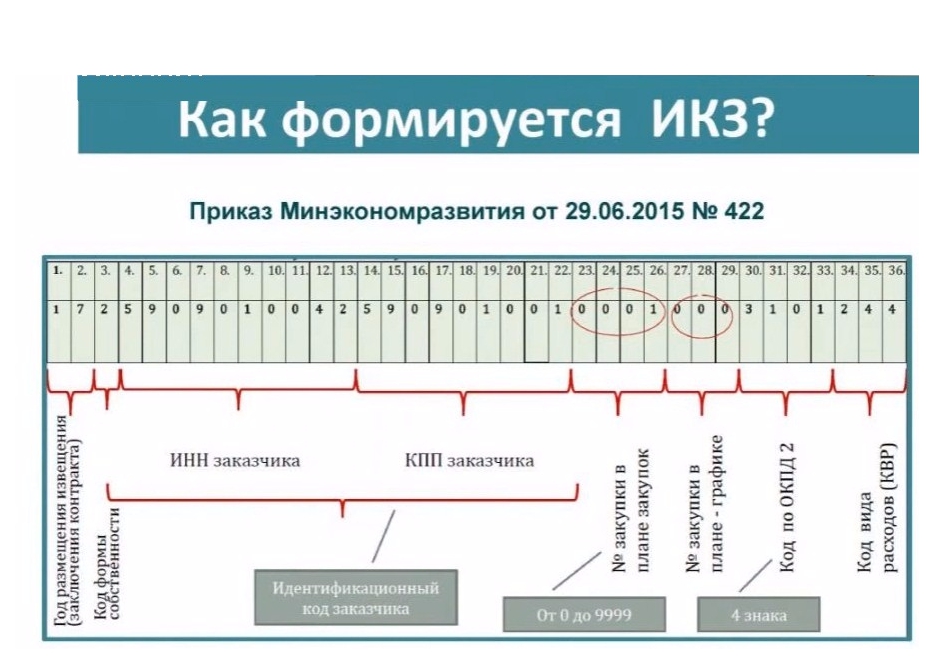 ИДЕНТИФИКАЦИОННЫЙ КОД ЗАКУПКИ (ИКЗ)